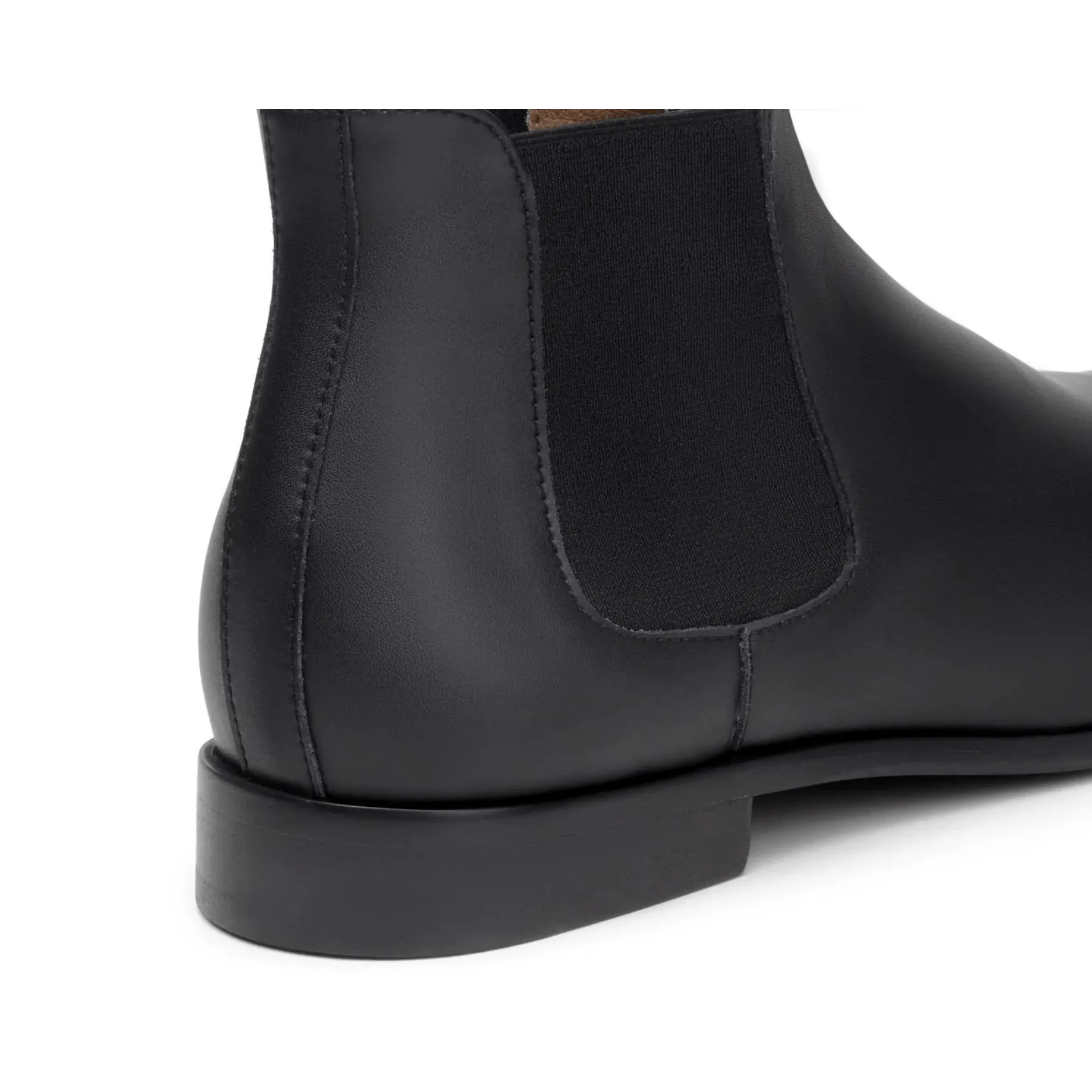 High Quality 'Sterling' men's vegan Chelsea by Zette Shoes - black