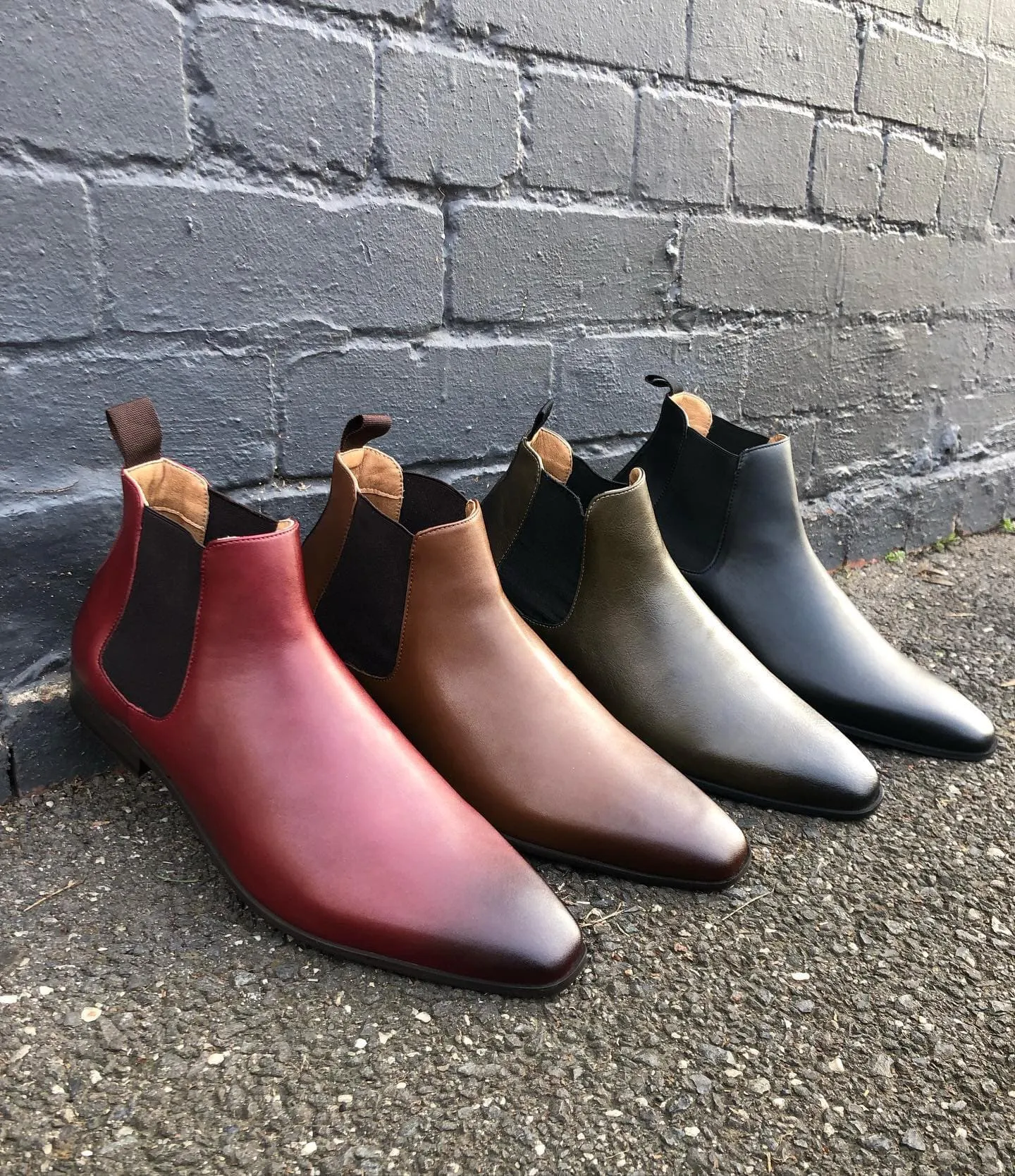 'Sterling' men's vegan Chelsea by Zette Shoes - black photo shoot Freeze Proof