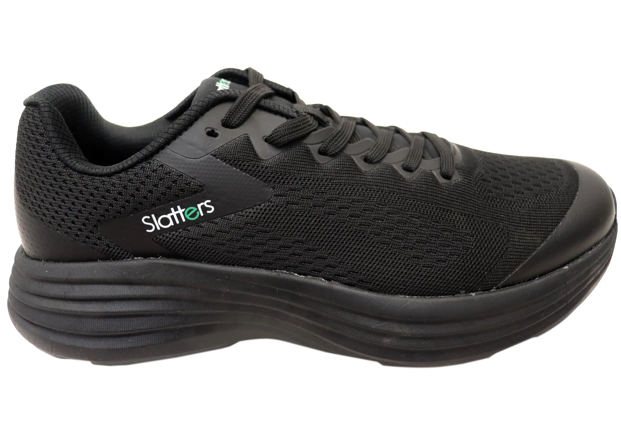 Slatters Bathurst Mens Comfortable Lace Up Shoes Abrasion Resistant Fabric Weatherproof Footwear