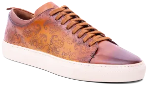 Commuter Friendly Paisely - Cedar Hand Painted