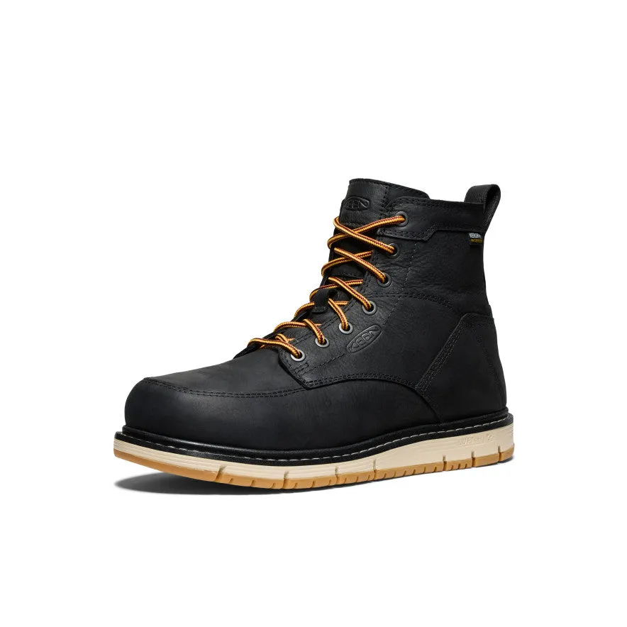 Outdoor Performance Men's San Jose 6" Waterproof Boot (Aluminum Toe)  |  Black/Gum