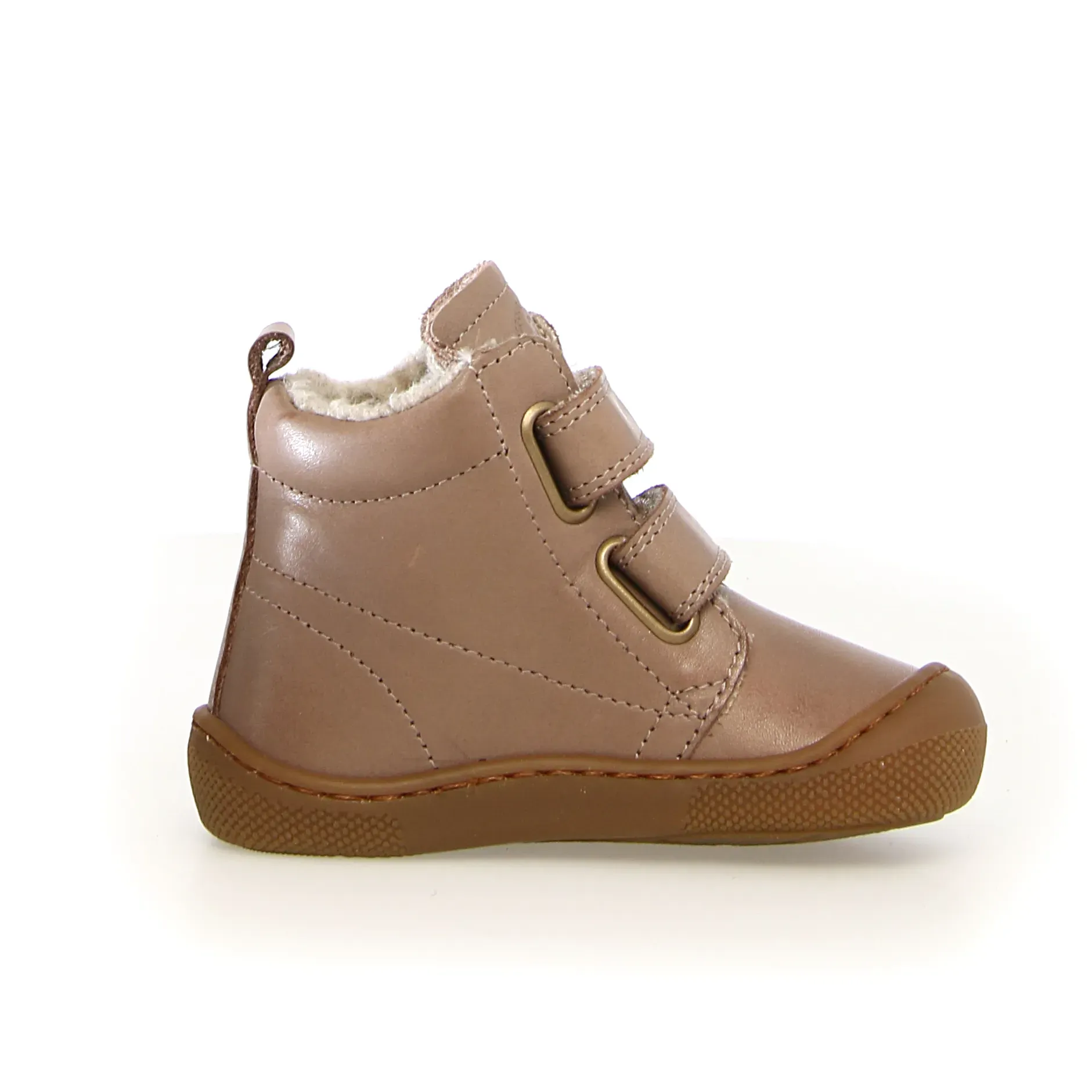 Extreme Grip Naturino Wigghi Barefoot Vl Boy's and Girls Half Boots - Taupe