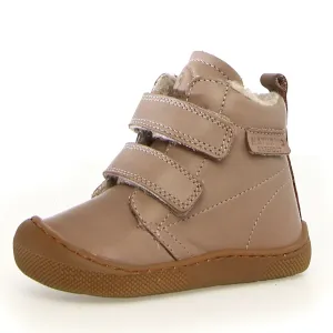 Supportive Naturino Wigghi Barefoot Vl Boy's and Girls Half Boots - Taupe