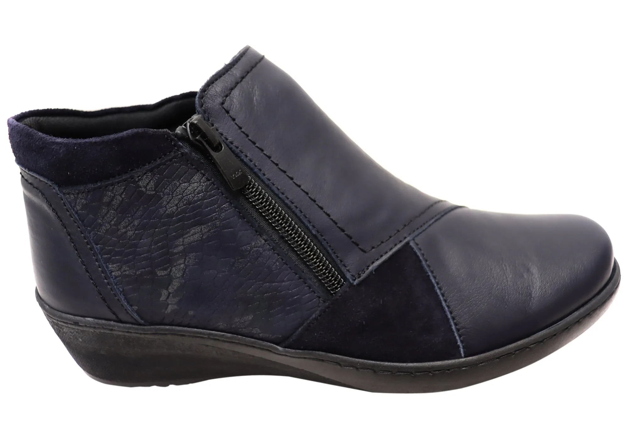 Cabello Comfort CP462-18 Womens European Comfortable Leather Boots Field Work Urban Casual