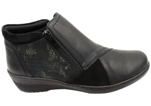 Cabello Comfort CP462-18 Womens European Comfortable Leather Boots Art Soul