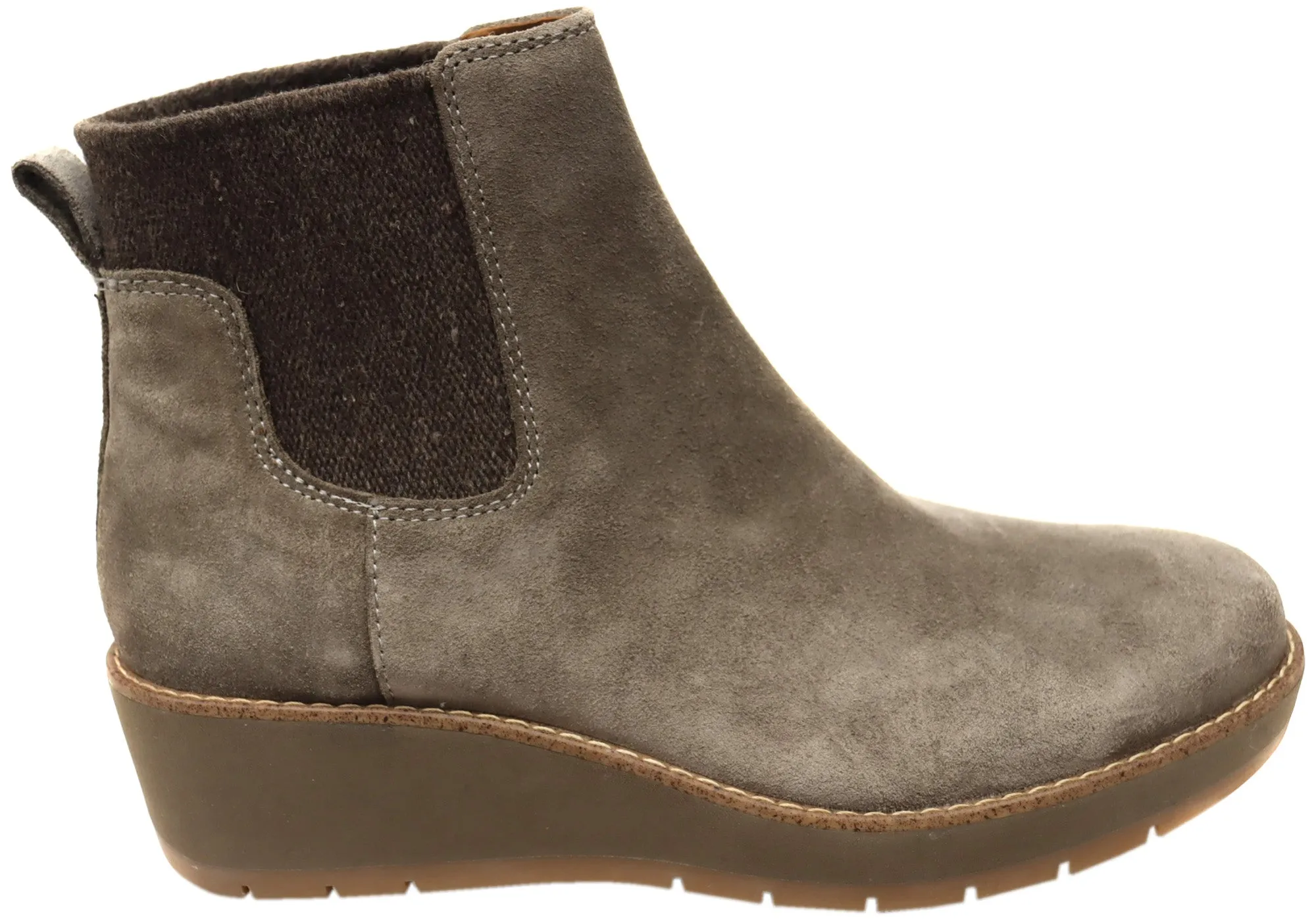 All Activity Comfortiva Ferna Womens Comfortable Leather Wedge Ankle Boots