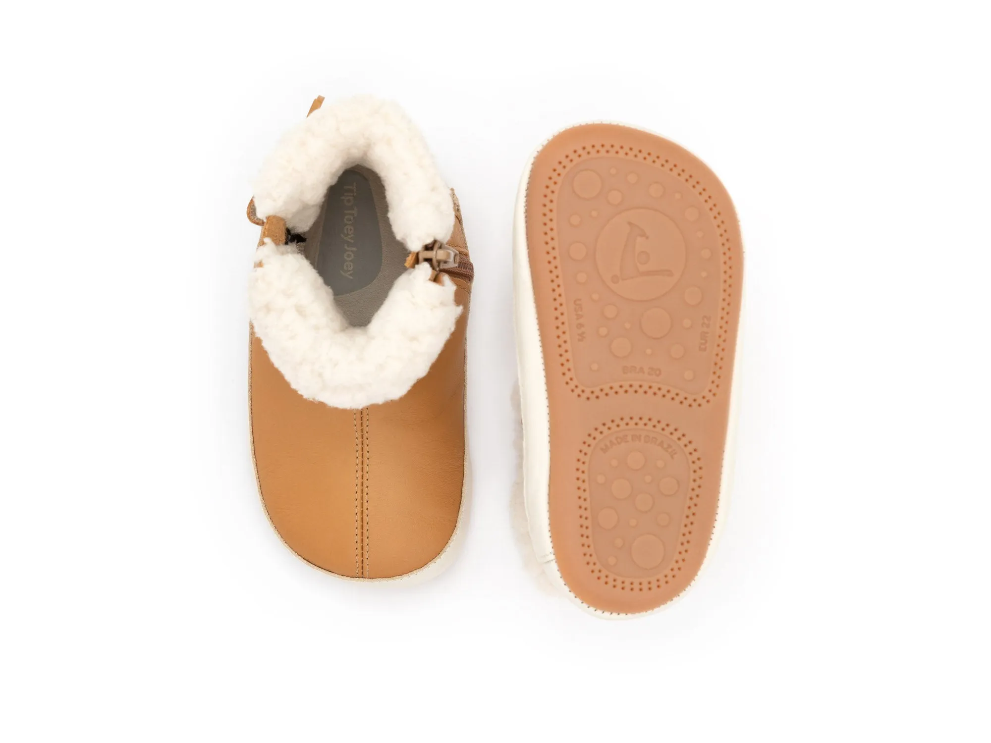 Stable Support Adventure Journey Tip Toey Joey Girl's and Boy's Dobby Boots - Hay / Tapioca