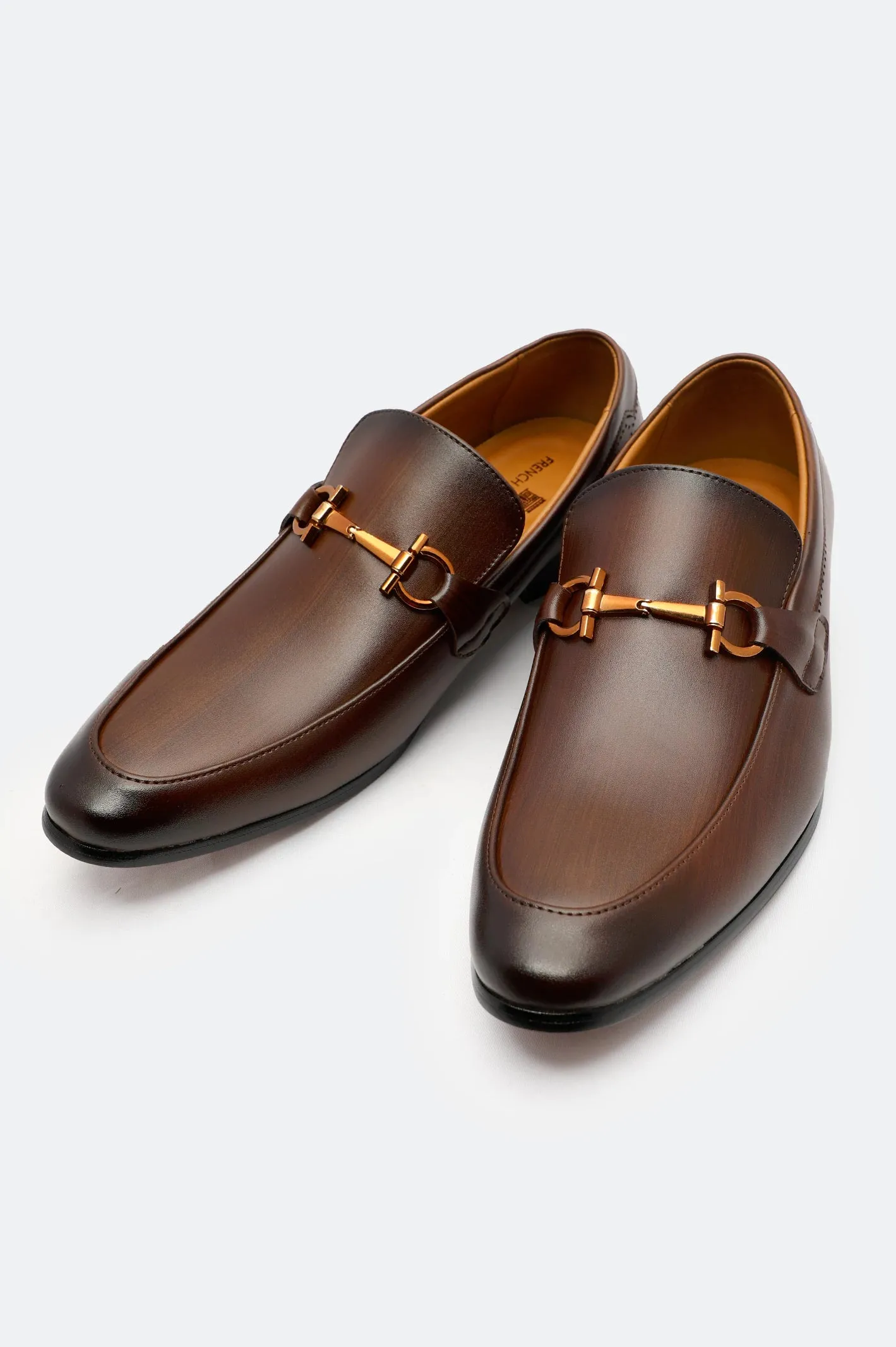 Brown Formal Moccassins Shoes Four Season Air Mesh
