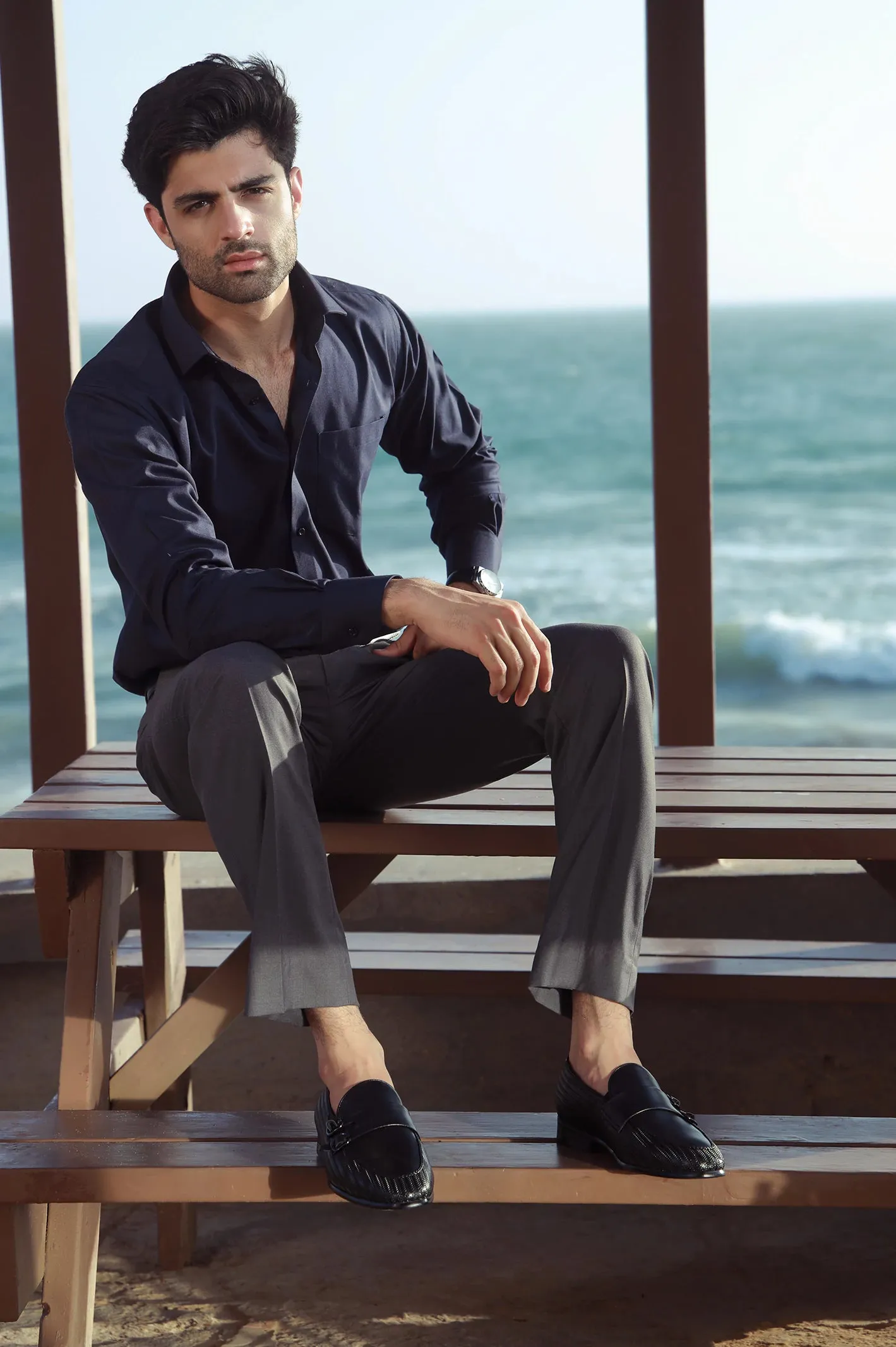 Elite Sharp Evening Formal Black Men Formal Moccassins