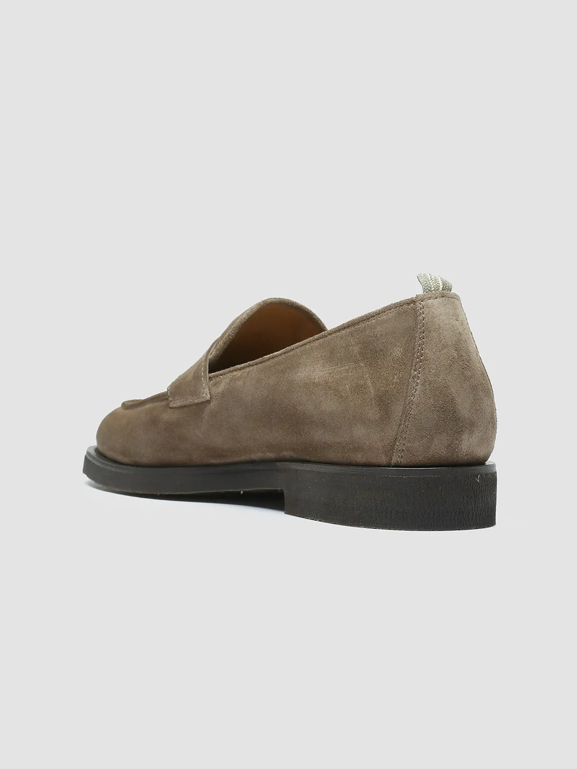 OPERA FLEXI 101 - Taupe Suede Penny Loafers Step Friendly View Stop