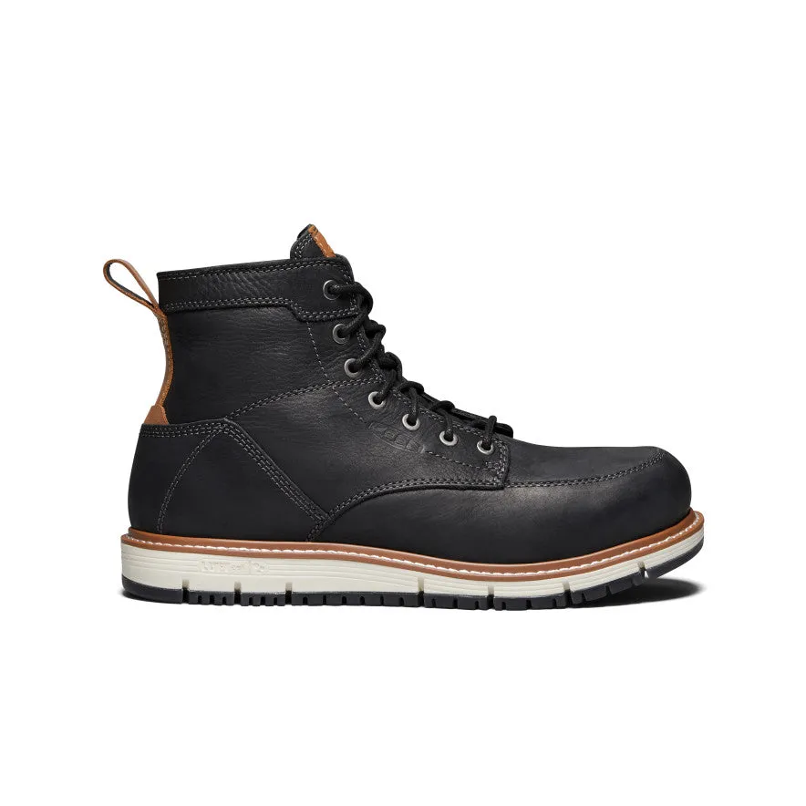 Men's San Jose 6" Boot (Aluminum Toe)  |  Black/Caramel Cafe Party time