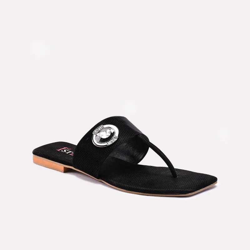 Quick Travel Fit Breathable Fit Womens Black Casual Slippers 0413288