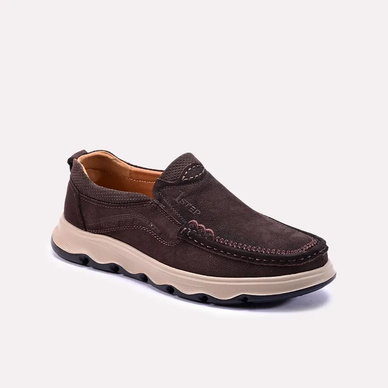 Flexible Wear Casual Shoes Brown 0160508