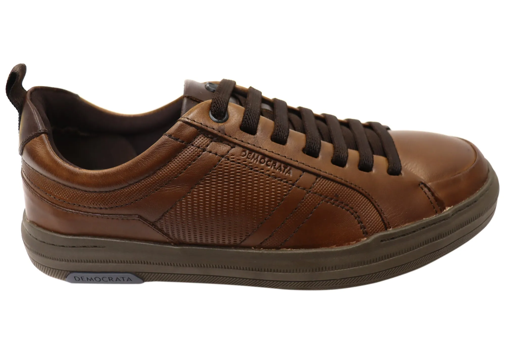 Fashion Walk Eco Materials Democrata Winton Mens Comfortable Leather Casual Shoes Made In Brazil