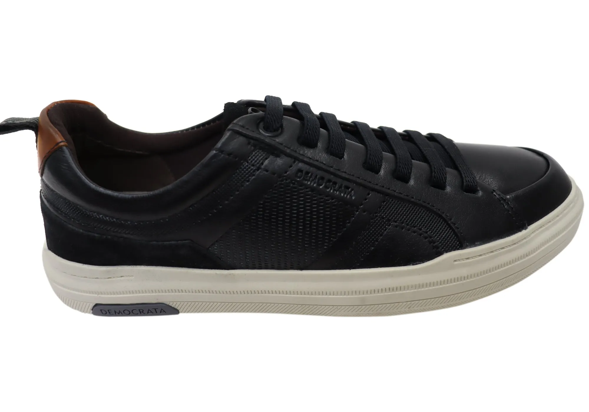 Democrata Winton Mens Comfortable Leather Casual Shoes Made In Brazil Commuter Fit