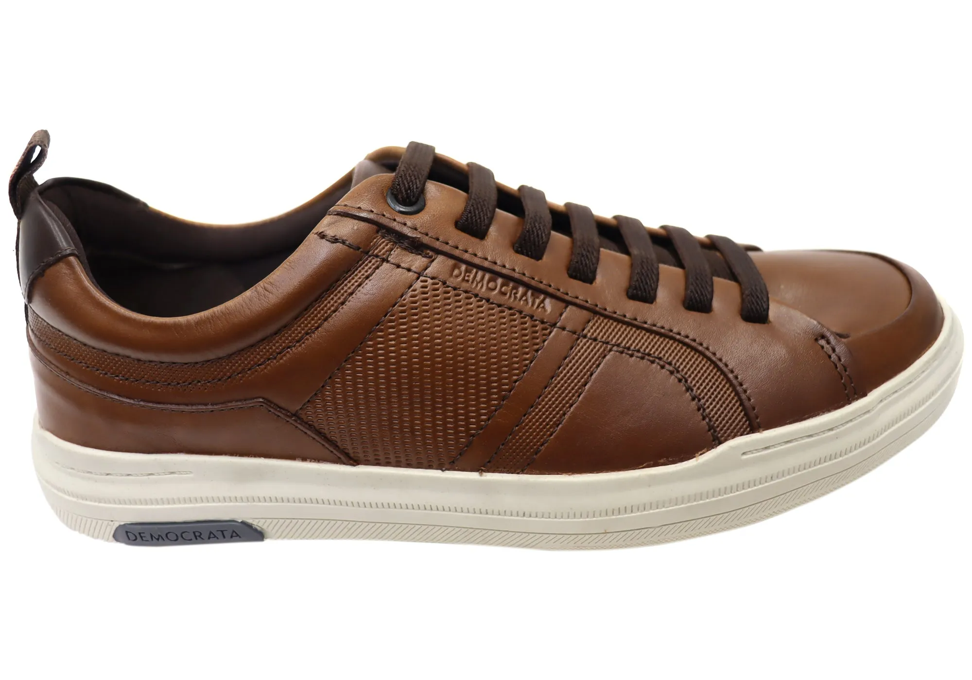 Democrata Winton Mens Comfortable Leather Casual Shoes Made In Brazil Subtle Vibe