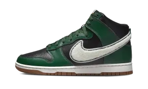 Dunk High "Chenille Swoosh Black Green" Style Blend Japan Line