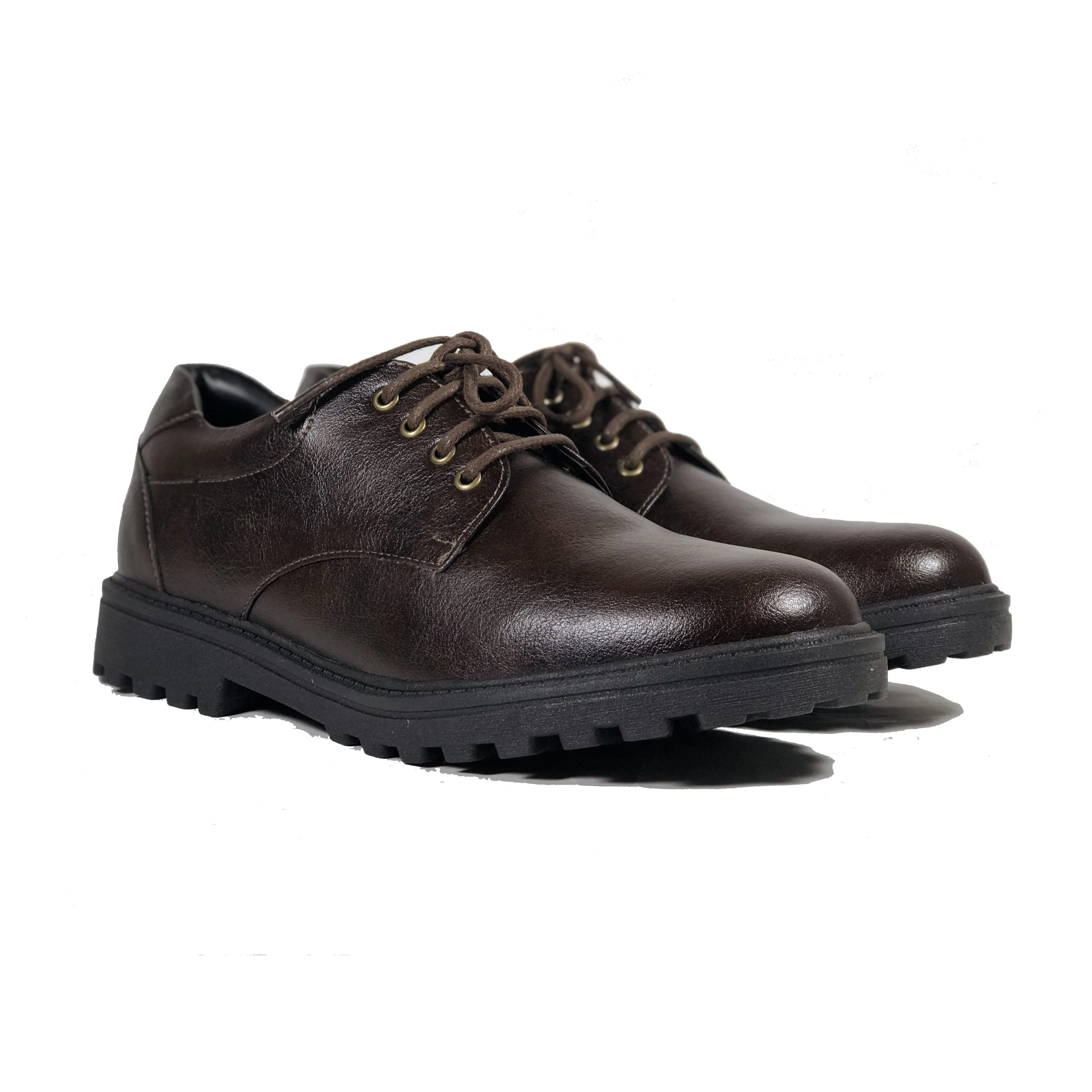 Classic Derby vegan school shoe by Vegan Style - espresso Non Slip Wellness Seekers