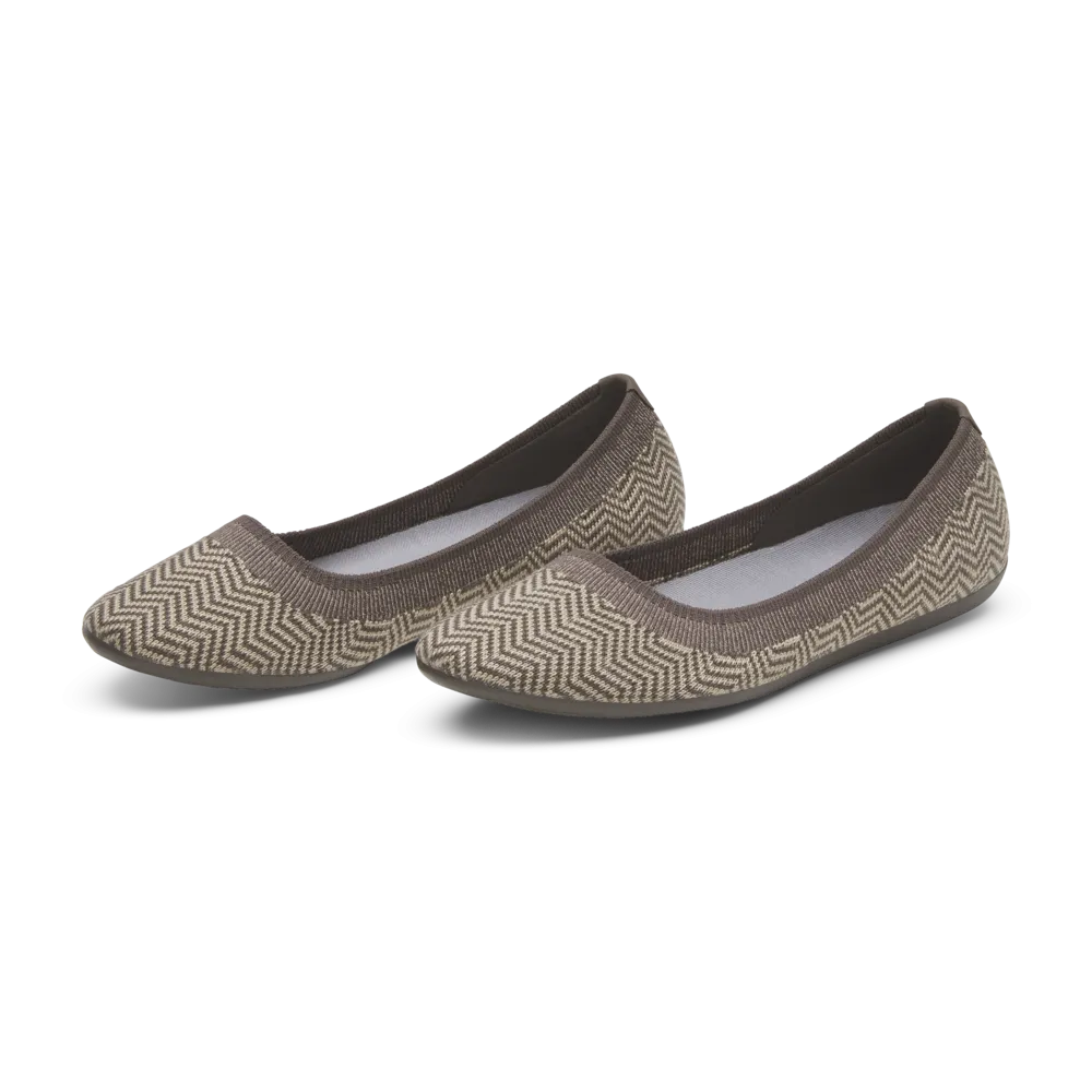 Port Walk Women's Tree Breezer - Knit - Light Khaki/Rustic Brown
