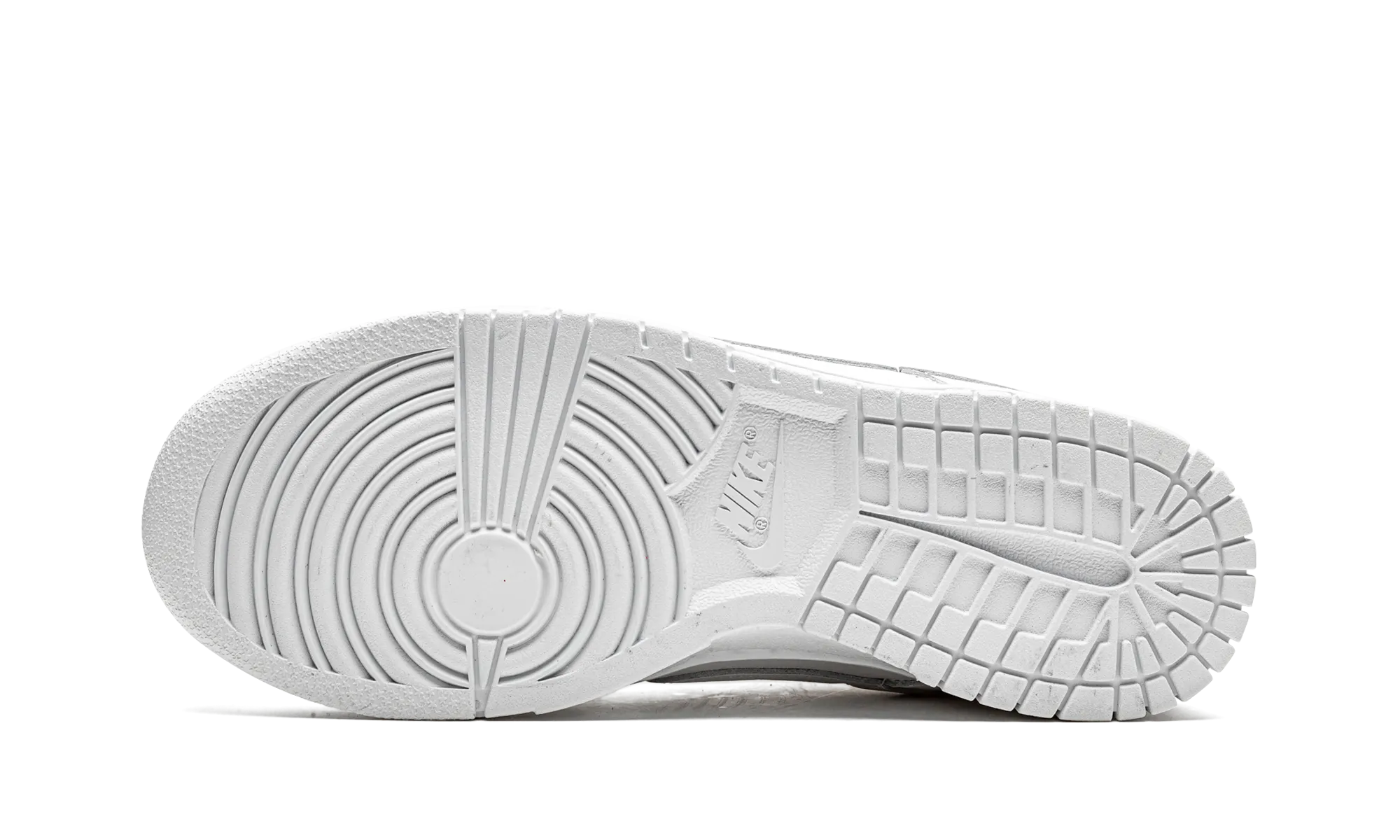 DUNK LOW WMNS "Triple White" Mesh Fabric Sleek Frame